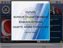 Tablet Screenshot of burdurtb.org.tr